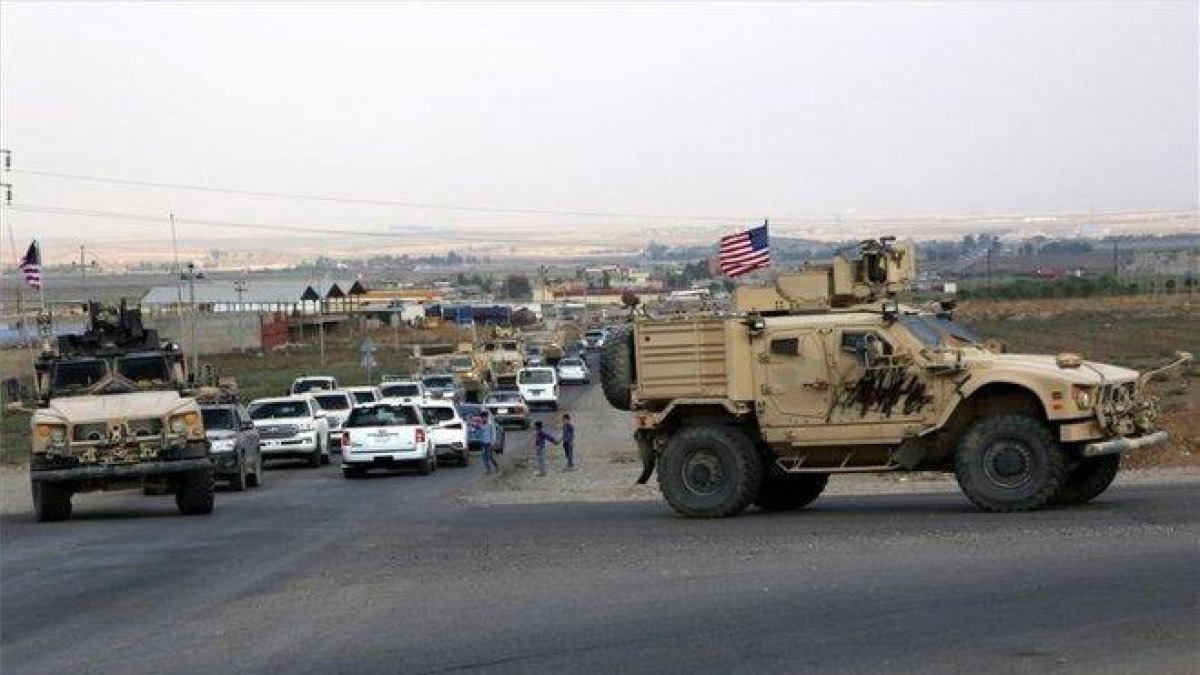 Tropas del Ejército de los EEUU en Siria.-EFE