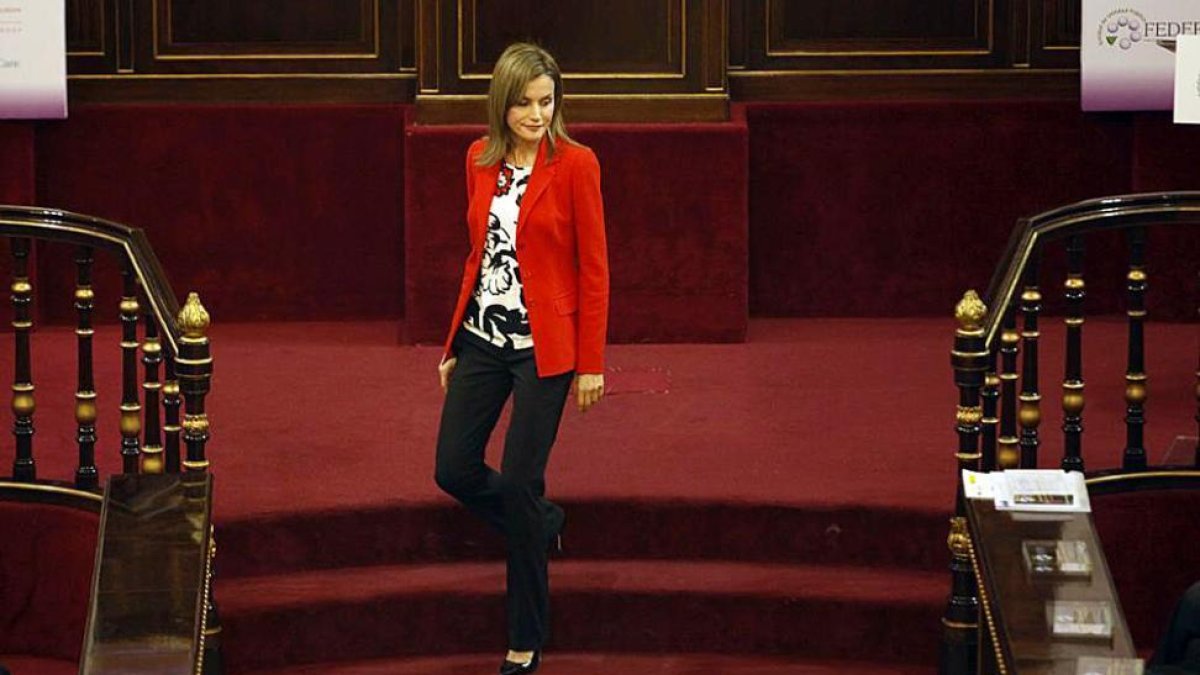 Doña Letizia en el transcurso de un acto oficial.-Sergio Enríquez-Nistal