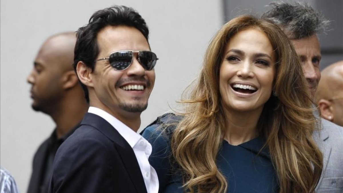 Jennifer Lopez y Marc Anthony, juntos en el 2011, en Los Ángeles.-REUTERS / MARIO ANZUONI