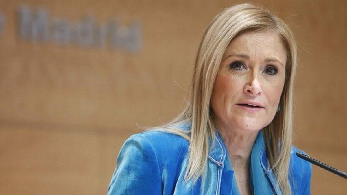 La presidenta de la Comunidad de Madrid, Cristina Cifuentes.-EFE / D SINOVA