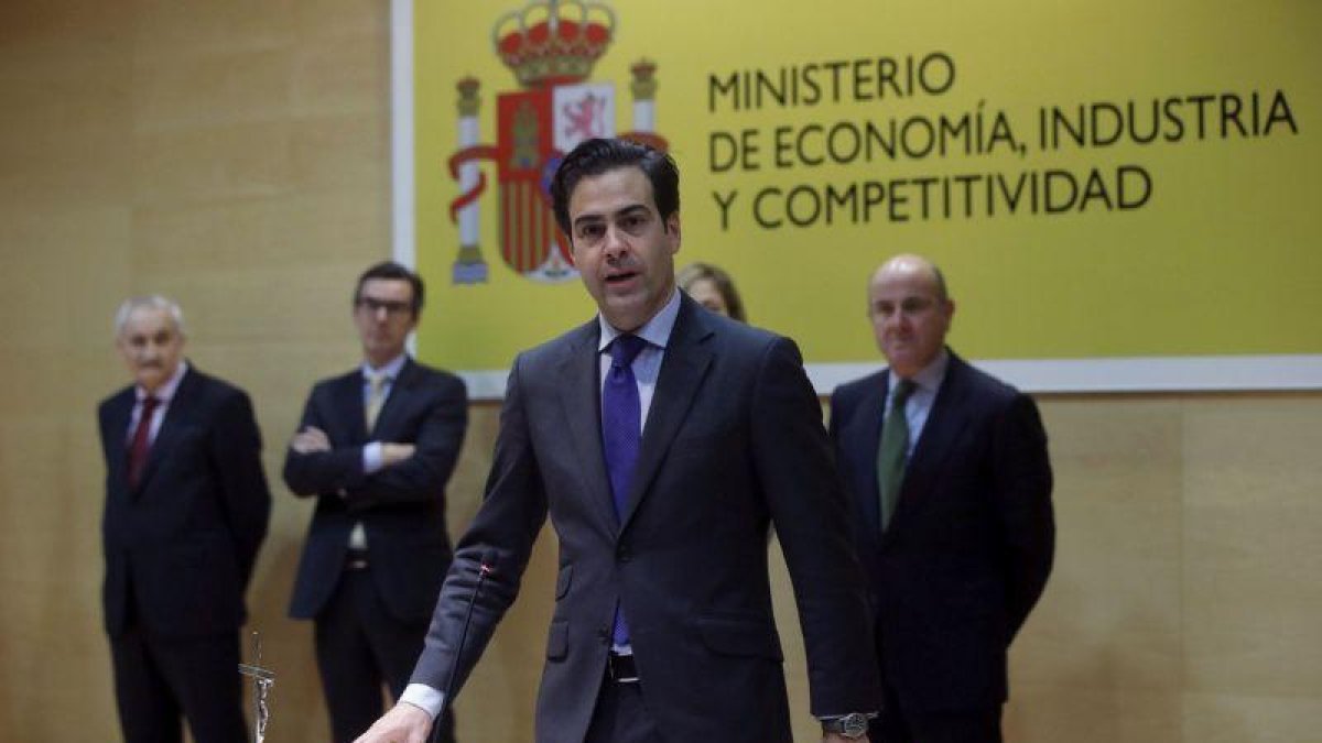 El presidente del ICO, Pablo Zalba, firmará el acuerdo en Miami con el subdirector del Banco Sabadell, Maurici Llado.-JUAN CARLOS HIDALGO (EFE)