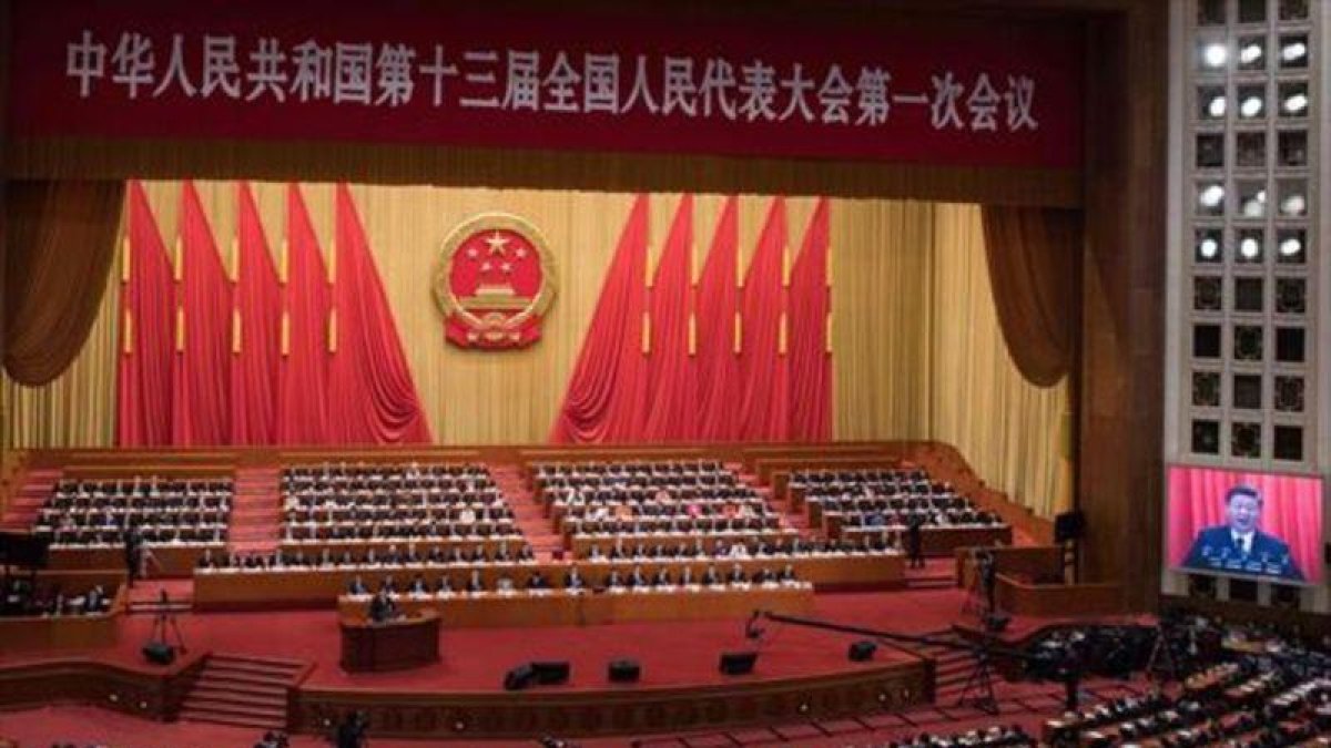 Asamblea Nacional Popular de China.-AFP / NICOLAS ASFOURI