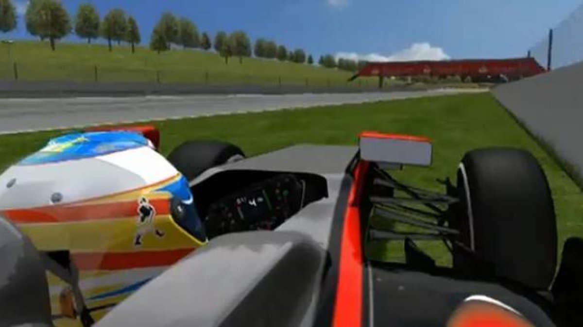 Imagen de la reconstrucción que 'La Gazzetta dello Sport' ha hecho del accidente de Fernando Alonso en Montmeló.-Foto:   LA GAZZETTA DELLO SPORT