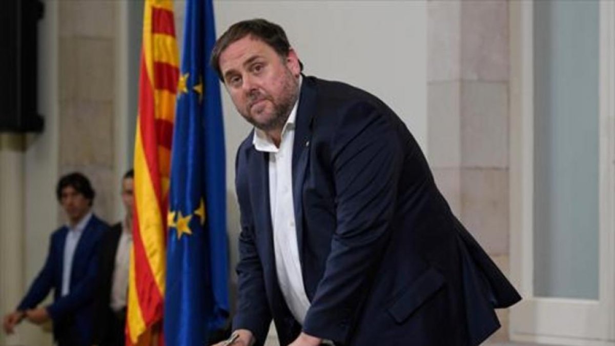 El vicepresidente del Govern y máximo responsable de Economía de Catalunya, Oriol Junqueras.-/ EFE / ANDREU DALMAU