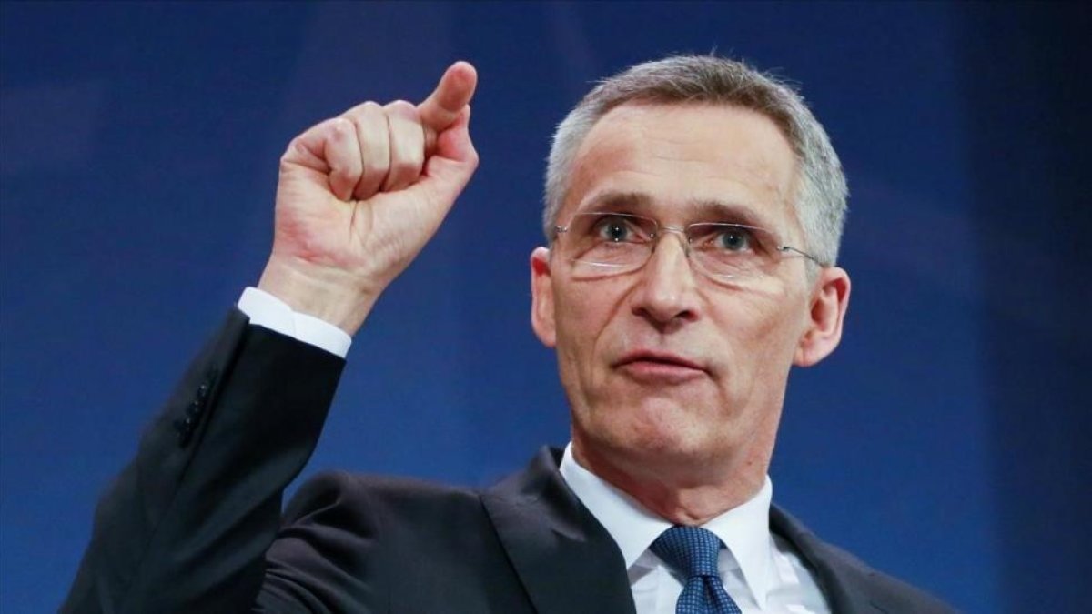 El secretario general de la OTAN,  Jens Stoltenberg.-/ EFE / OLIVIER HOSLET