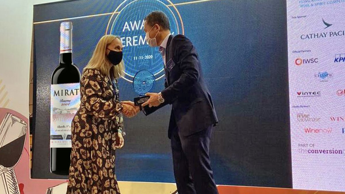 Entrega del premio premio a Bodegas Valdeviñas. -HDS
