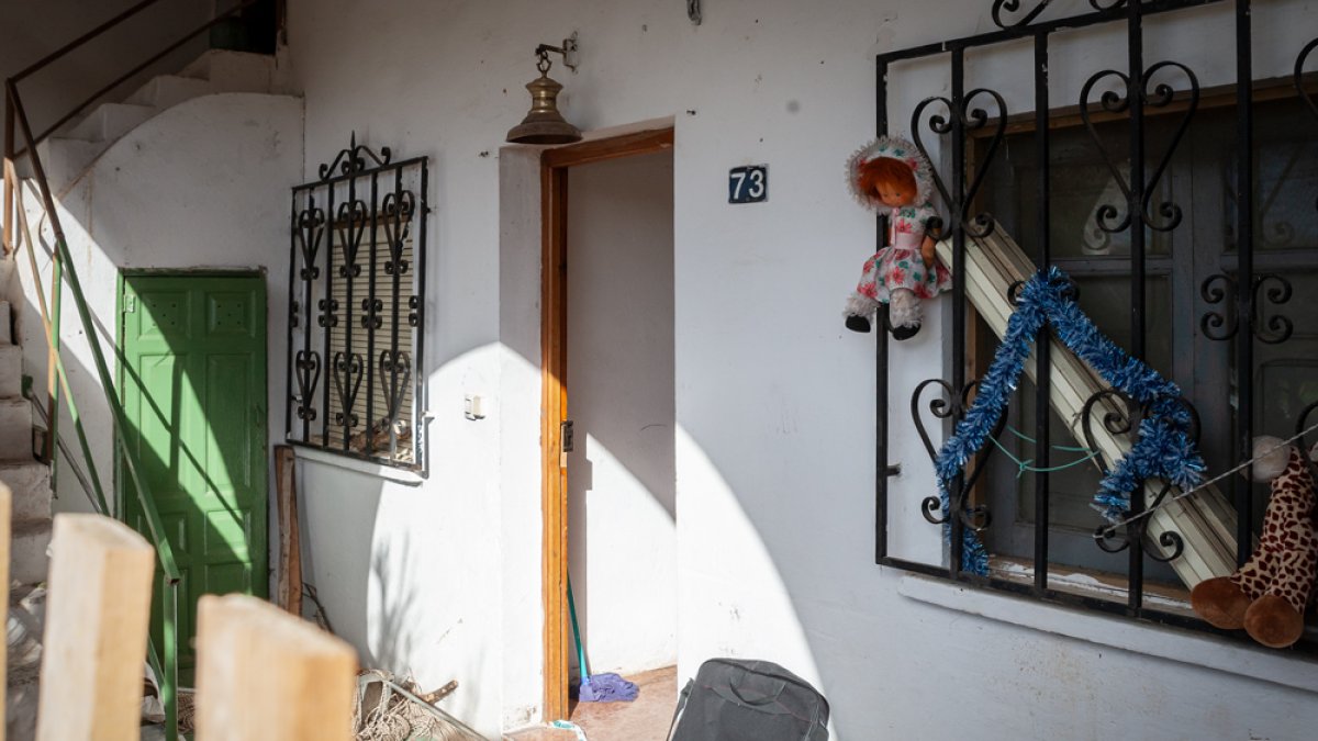 Vivienda en la que ocurrieron los hechos en Matamala de Almazán, Soria. GONZALO MONTESEGURO