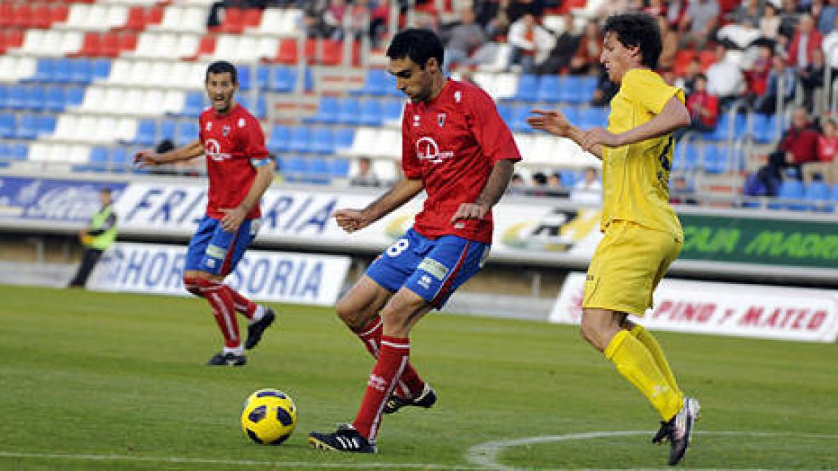 El Numancia conocerá mañana si juega este fin de semana en Alcorcón. / V. Guisande-