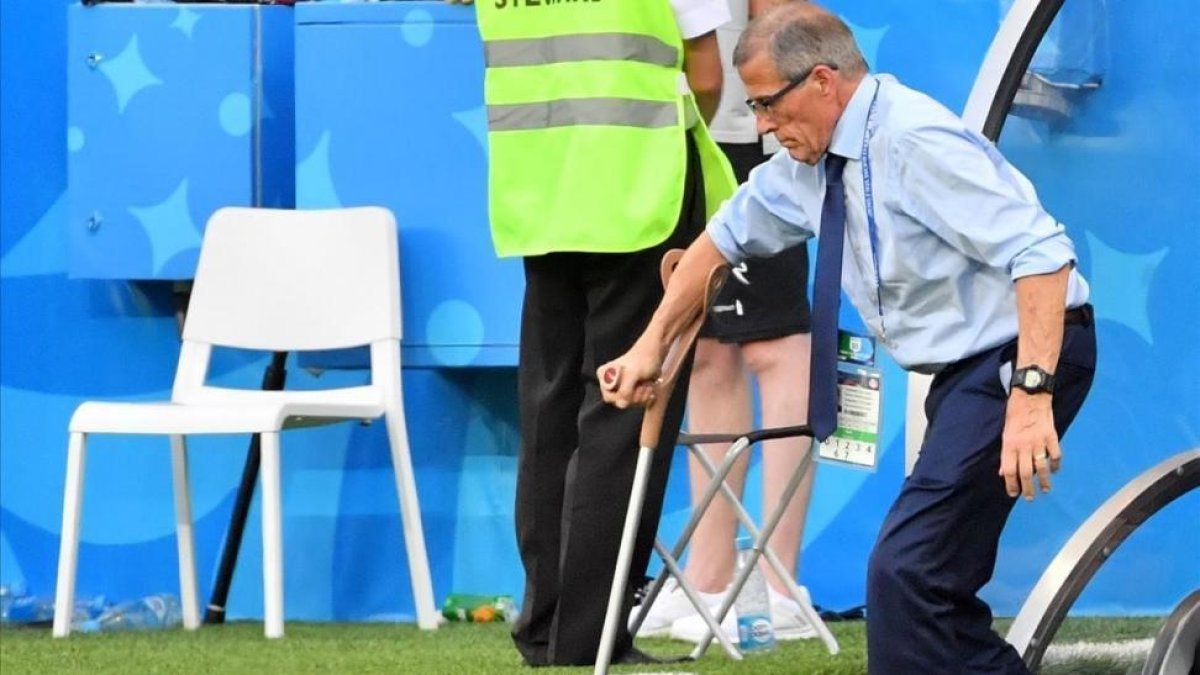 Óscar Washington Tábarez-PASCAL GUYOT (AFP)