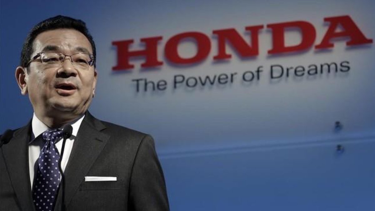 Takahiro Hachigo, presidente y CEO de Honda Motor.-KIYOSHI OTA
