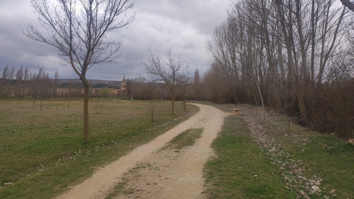 Zona donde se pondrá la pasarela.-HDS