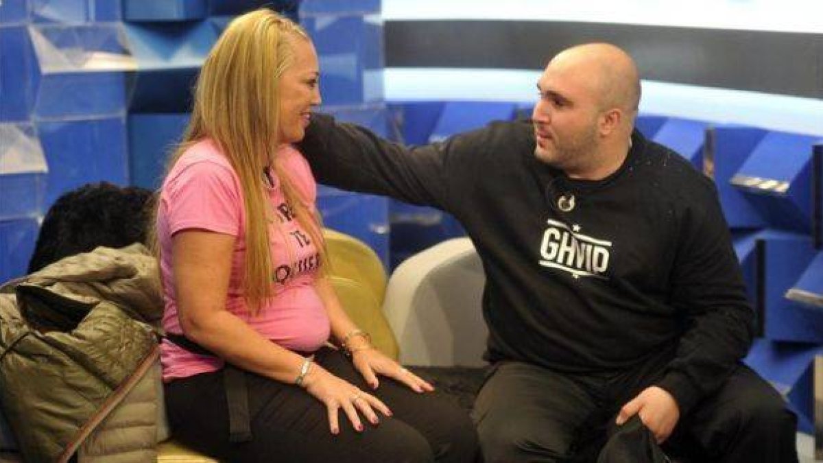 Belén Esteban y Kiko Rivera, en 'Gran hermano VIP'.-Foto: MEDIASET