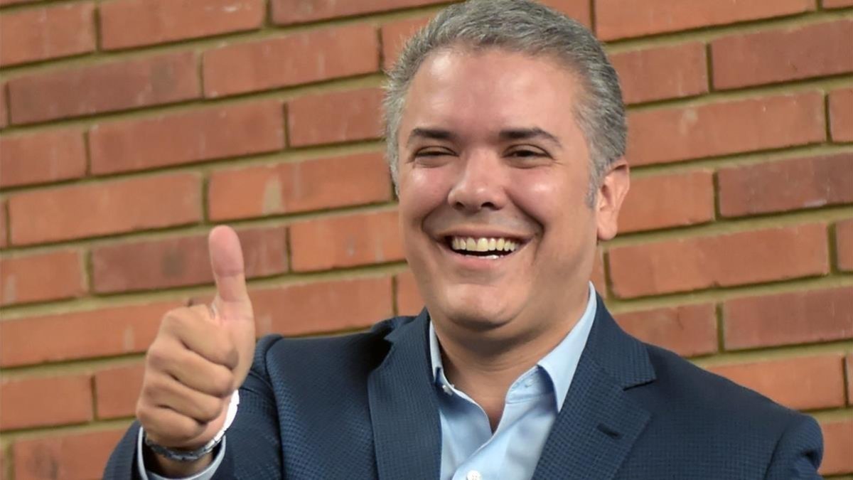 Iván Duque. /-AFP / RAUL ARBOLEDA