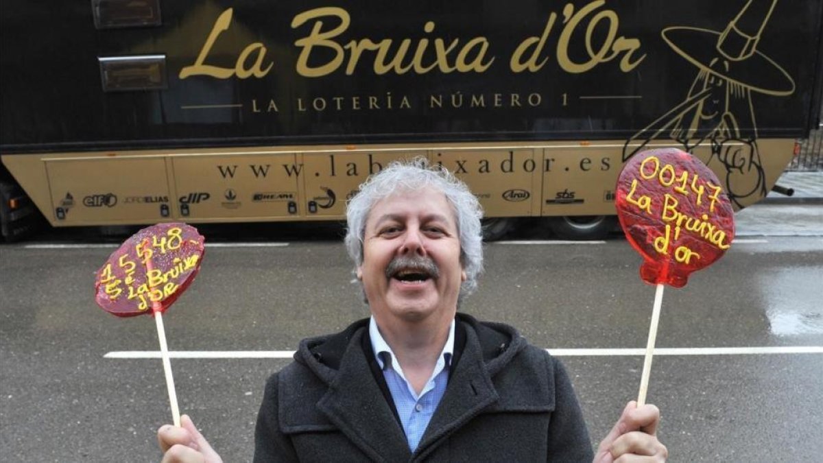 Xavier Gabriel, dueño de la Bruixa dOr de Sort.-RAMON GABRIEL