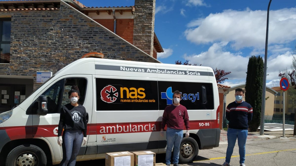 Entrega de material en Tierras Altas.-HDS