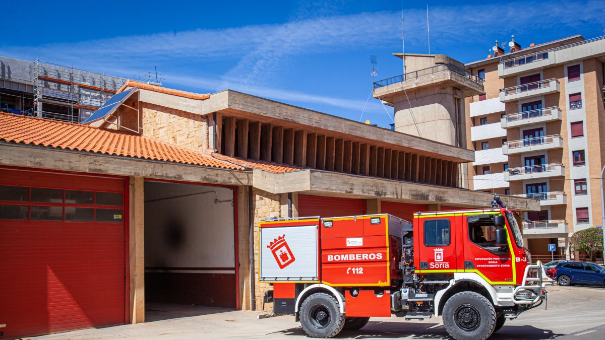 Parque de bomberos de la capital. MARIO TEJEDOR