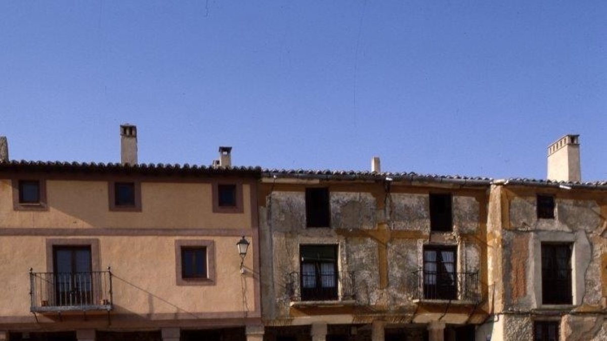 Mosaico de la plaza Mayor.-HDS