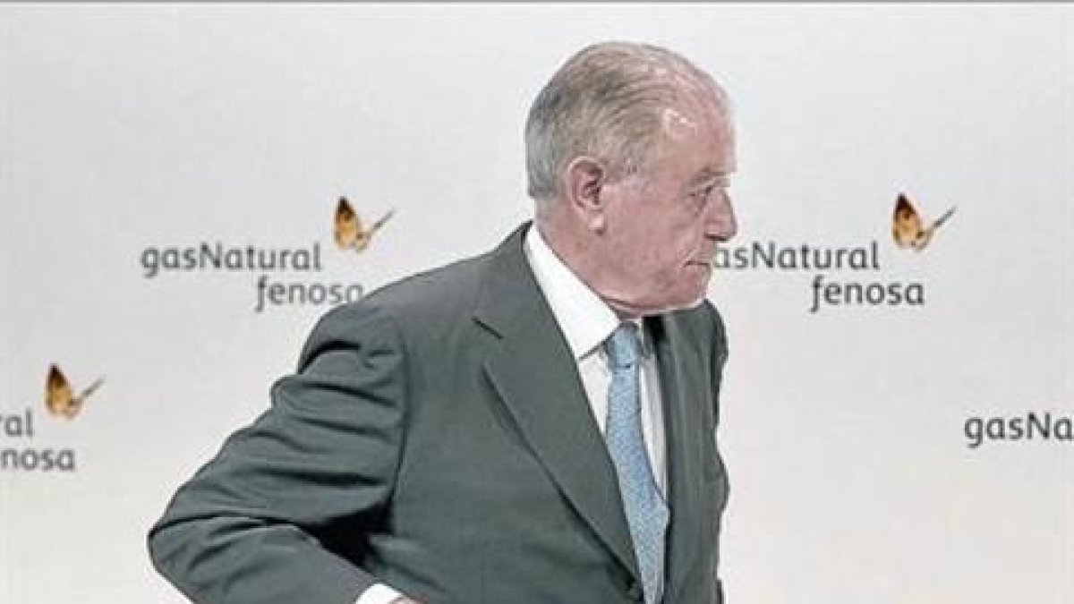 El presidente de Gas Natural Fenosa, Salvador Gabarró.-EFE / ANDREU DALMAU