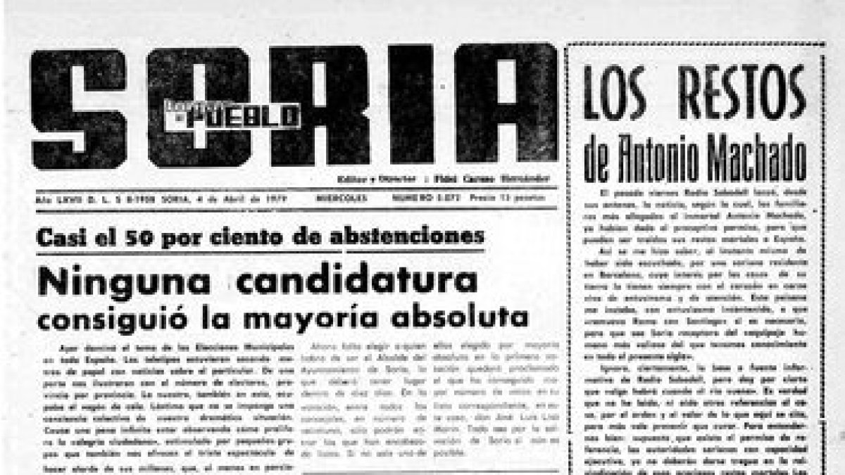 Cabecera de Soria Hogar y Pueblo.-HDS