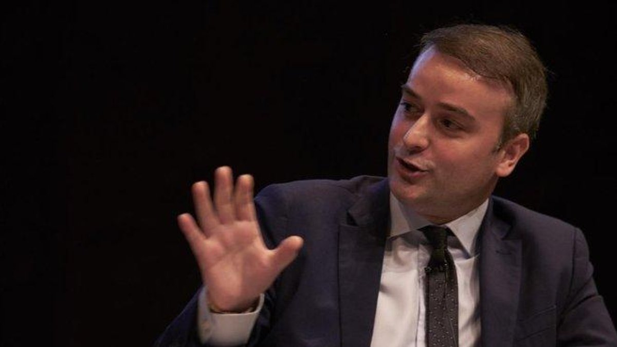 Iván Redondo, este miércoles durante la conferencia en Madrid.-XAUME OLLERÓS