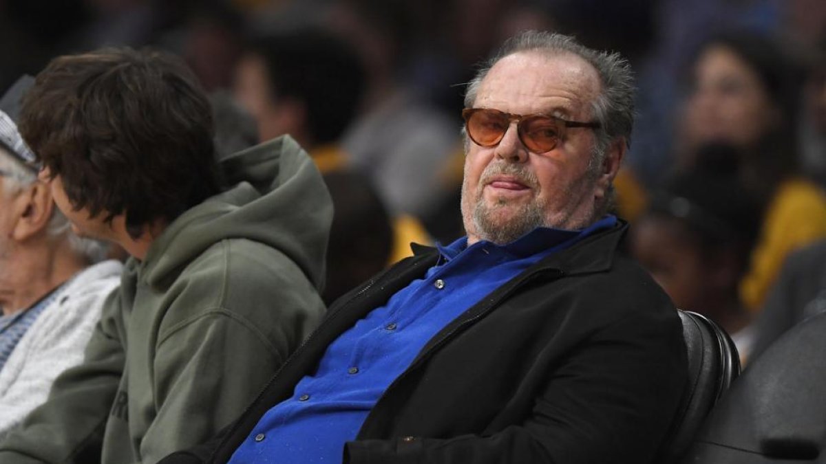 Jack Nicholson, en el front row del partido de la NBA entre los Lakers y los Clippers disputado en el Staples Center de Los Ángeles, el pasado 19 de octubre.-MARK J. TERRILL (AP)