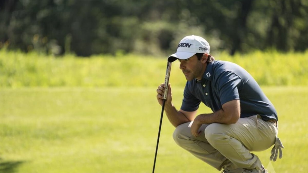 Daniel Berná en un torneo en la zona de green. HDS