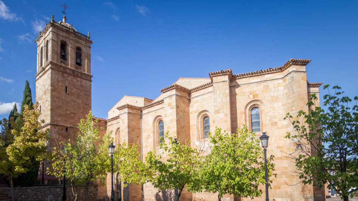 Vista general de la concatedral de San Pedro en Soria. HDS