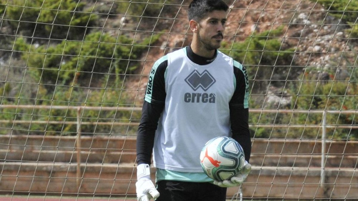 Dani Barrio lo ha jugado todo en las 14 jornadas de Liga que se han disputado.-Valentín Guisande