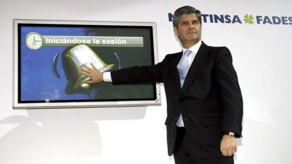 El presidente de la inmobiliaria Martinsa Fadesa, Fernando Martín.-JUAN CARLOS HIDALGO / EFE