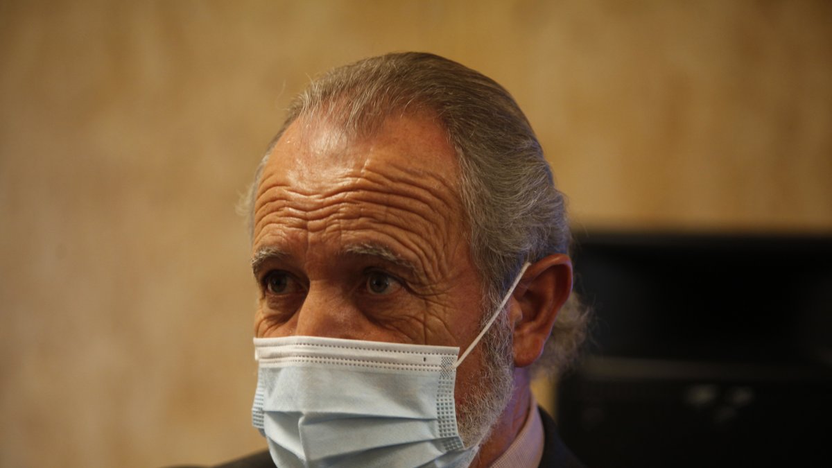 José Antonio de Miguel, portavoz de la PPSO en el Ayuntamiento de Almazán.-M.T.