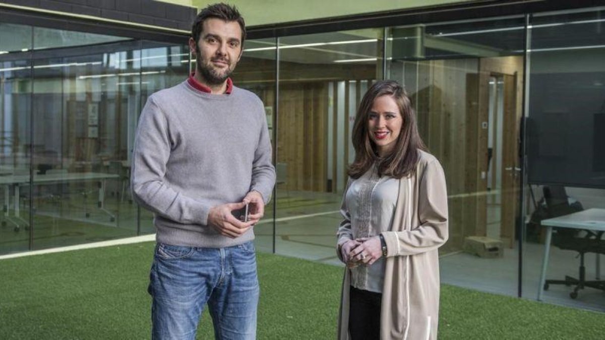 Los fundadores de Vudoir, Paolo Rizzardini y Alina Franco.-FERRAN SENDRA