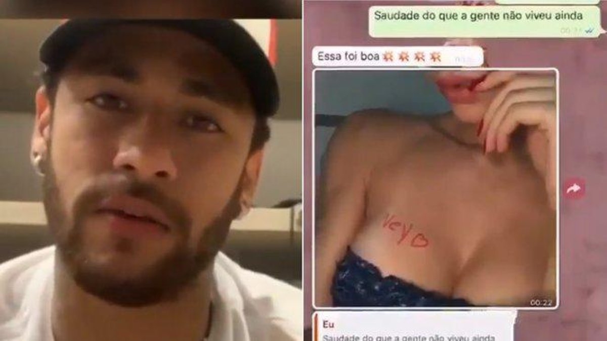Neymar ha difundido los mensajes íntimos con la mujer que lo acusa de violación.-INSTAGRAM / NEYMAR
