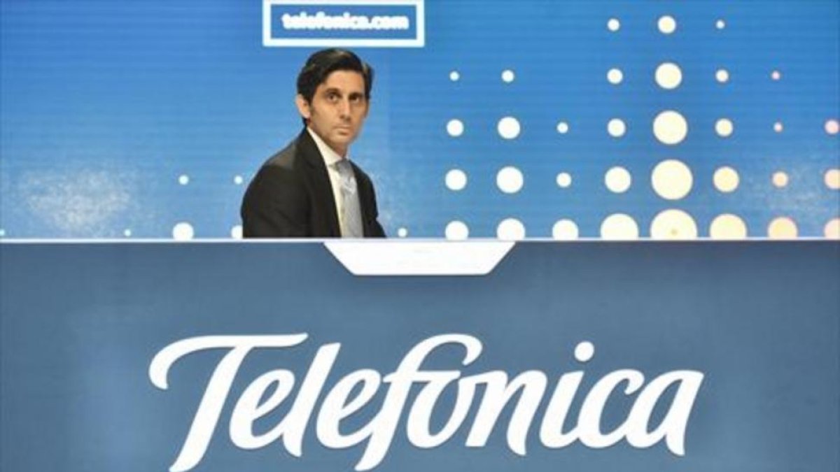 José María Álvarez-Pallete, presidente de Telefónica, en Madrid.-EFE / FERNANDO VILLAR