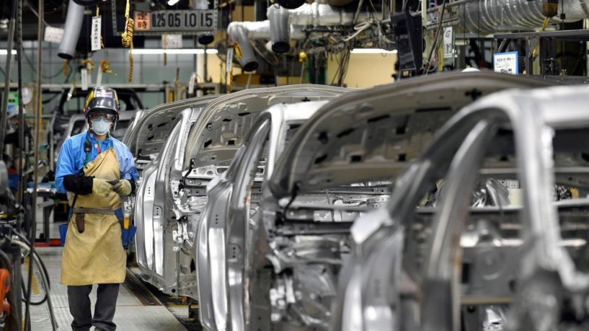 Planta de ensamblaje de Toyota en Nagoya.-FRANCK ROBICHON (EFE)