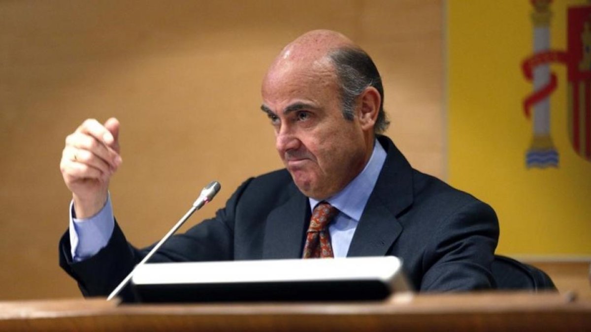 El ministro de Economia en funciones, Luis de Guindos.-