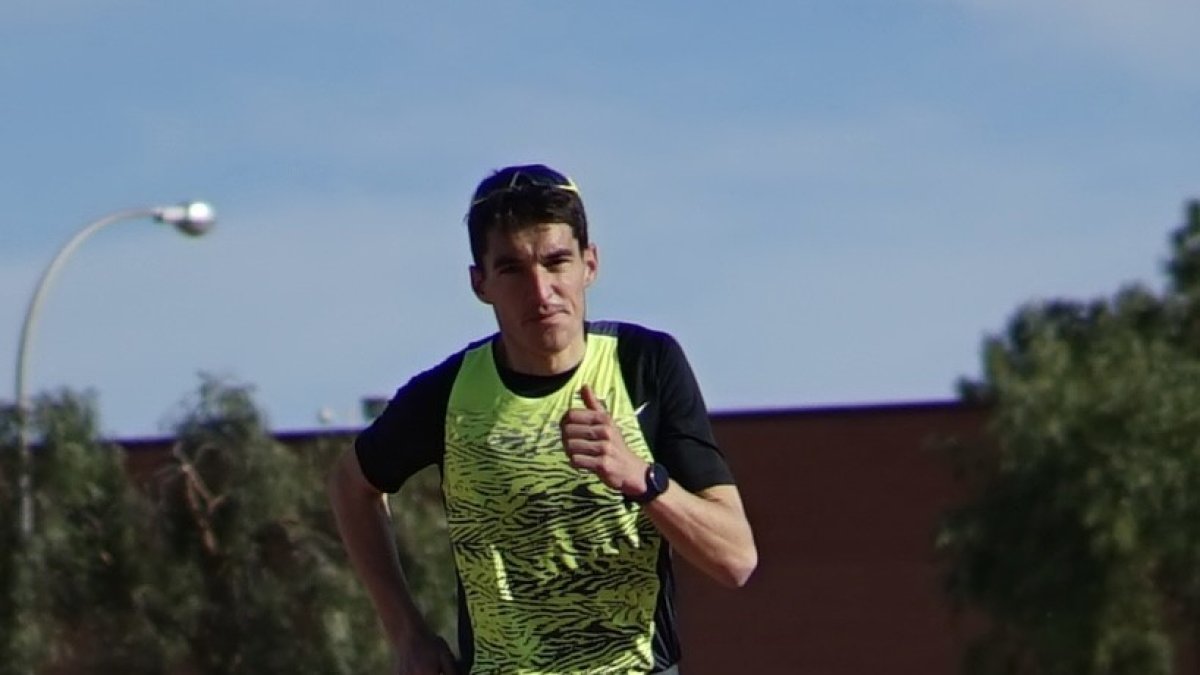 Daniel Mateo en un entrenamiento. HDS