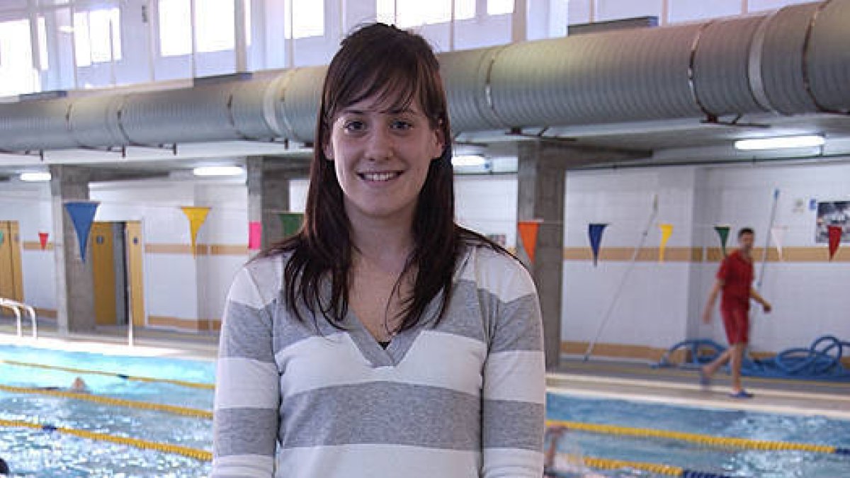 Natalia Fernández en las instalaciones de Fuente del Rey. / U. Sierra-