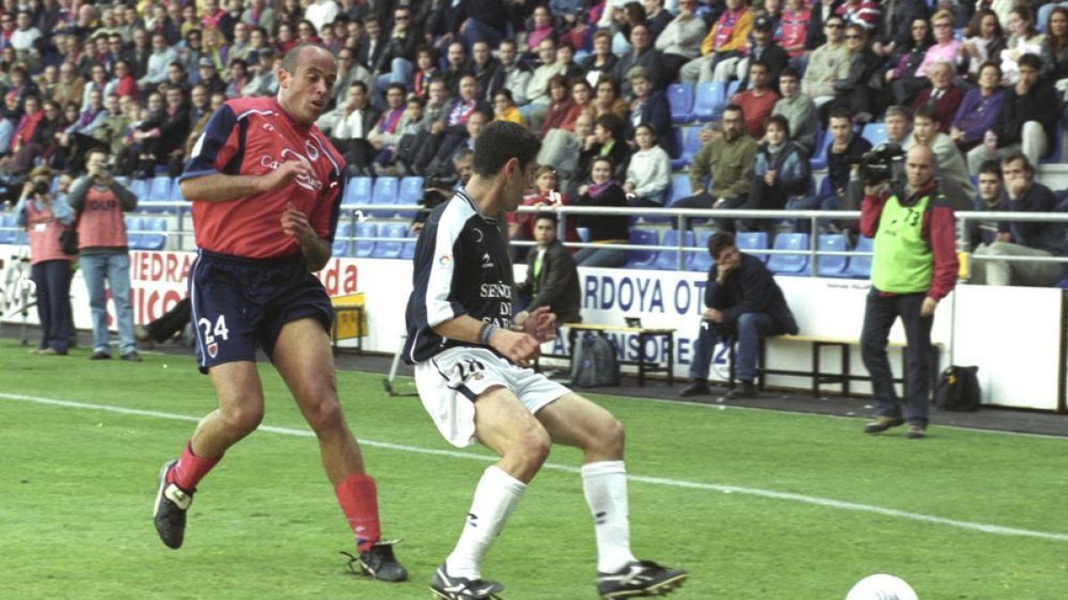 La última vez que el Numancia ganaba a Osasuna fue hace 18 años con un gol de Perico Ojeda.-HDS