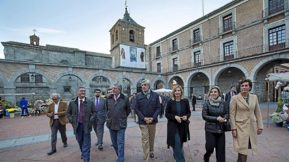 Iñigo Menéndez Vigo en su visita a la casa de Santa Teresa de Jesús-Ical
