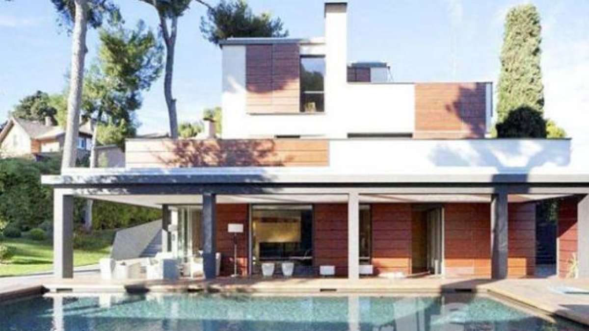 El palacete de Pedralbes de la infanta Cristina e Iñaki Urdangarin.-Foto: BARCELONARENT.INFO / PRESTIGE REAL STATE