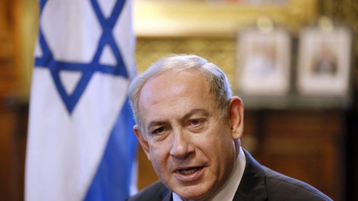 Netanyahu durante su visita a Londres.-KIRSTY WIGGLESWORTH / AP