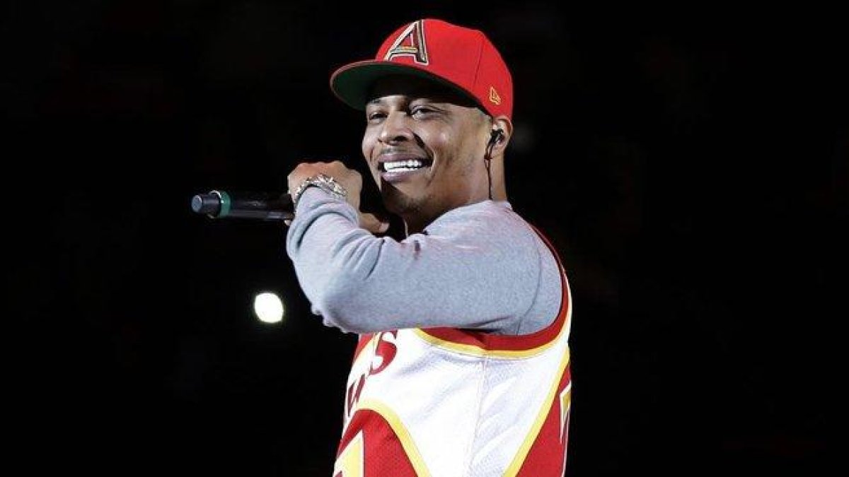 El rapero T.I. en una actuación.-AP