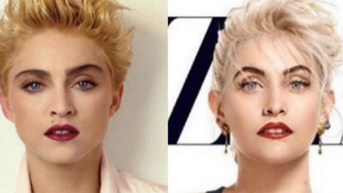 Paris Jackson, orgullosa de su parecido físico con la reina del pop.-TWITTER
