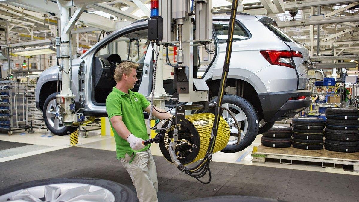 Planta de Kvasiny en la que se produce el Seat Ateca.-