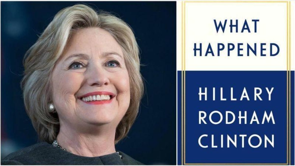 Hillary Clinton y su nuevo libro de memorias What Happened (Qué sucedió?)-EL PERIÓDICO