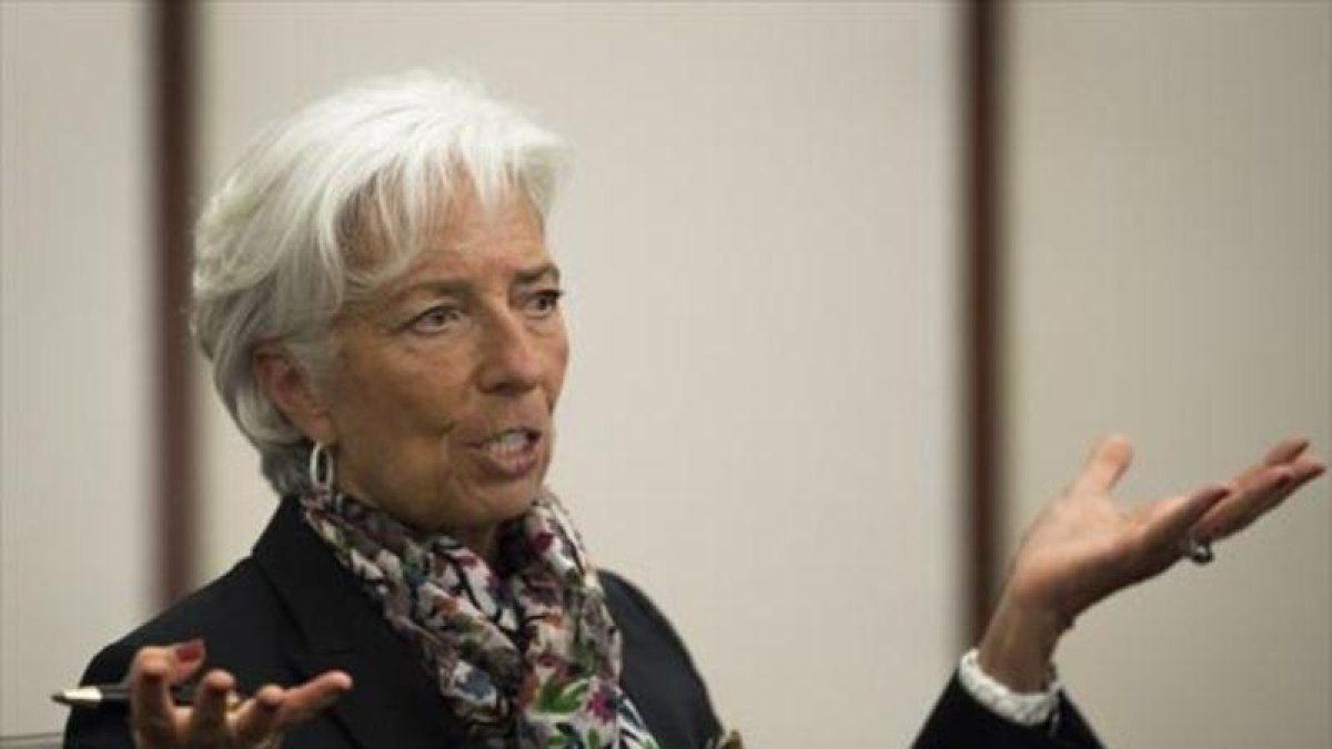 Christine Lagarde, directora del Fondo Monetario Internacional.-GETTY / DREW ANGERER