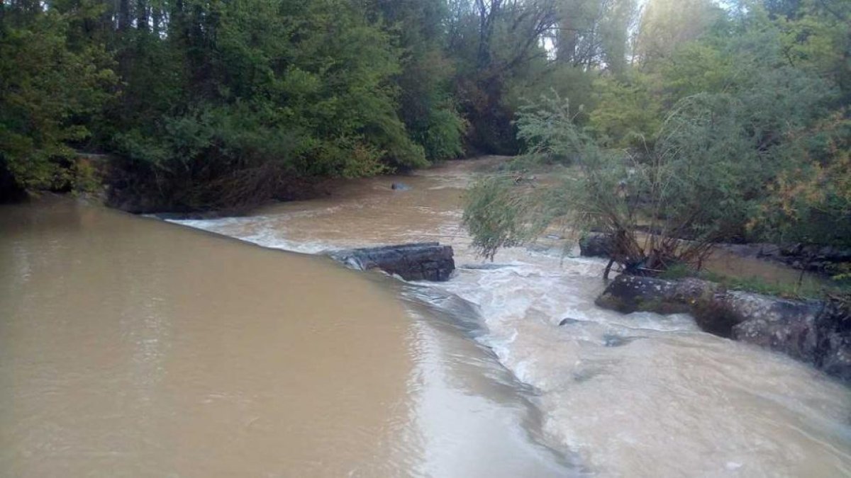 Riadas en Villar del Río en una imagen de archivo. HDS