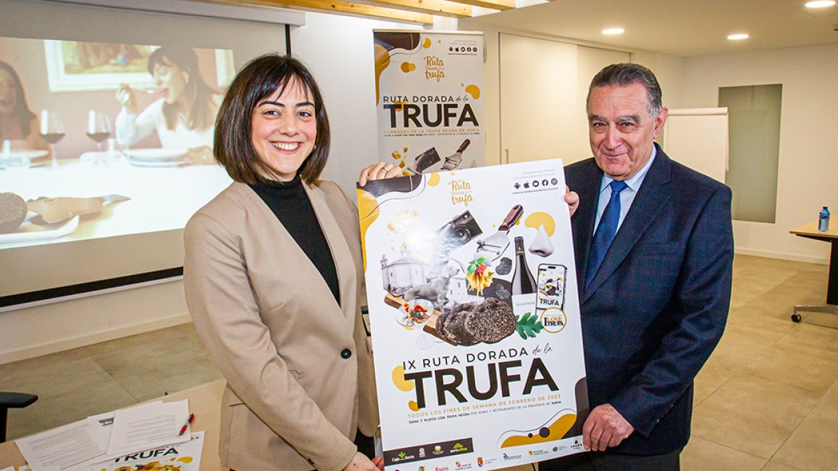 Presentación de la 'Ruta dorada de la trufa'. MARIO TEJEDOR