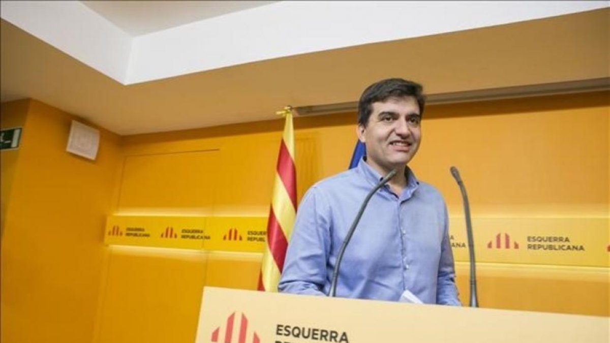 El portavoz de ERC, Sergi Sabrià.-EL PERIÓDICO