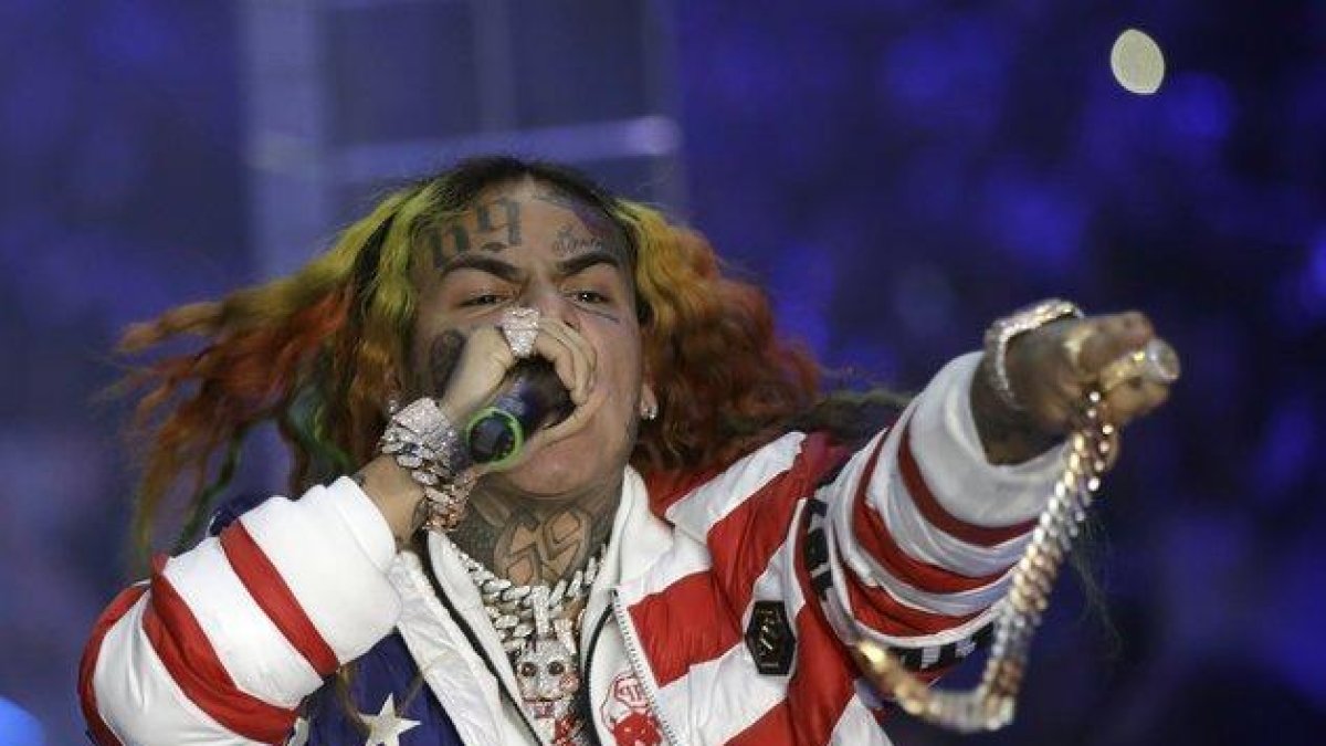El rapero Daniel Hernández, más conocido como Tekashi 6ix9ine.-AP / LUCA BRUNO